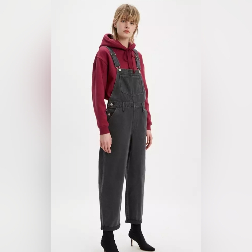 Levi's Gray Women Jeans Overalls